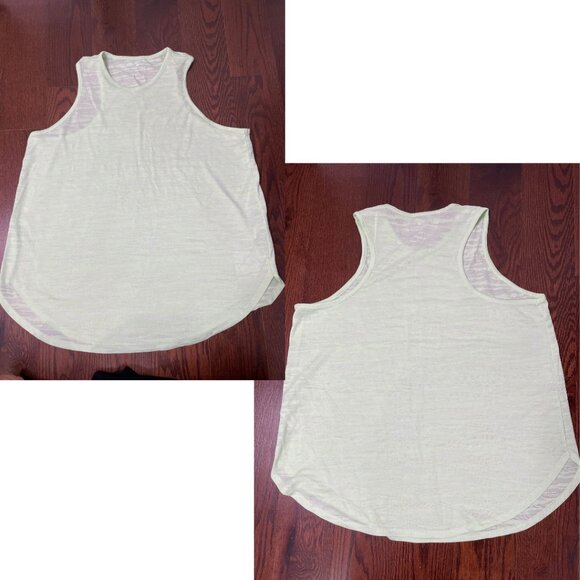 SHAMBHALA Green or Blue Mesh Fabric Women's XL Gym Tank Tops 🏋️♀️💚💙 - Picture 3 of 5